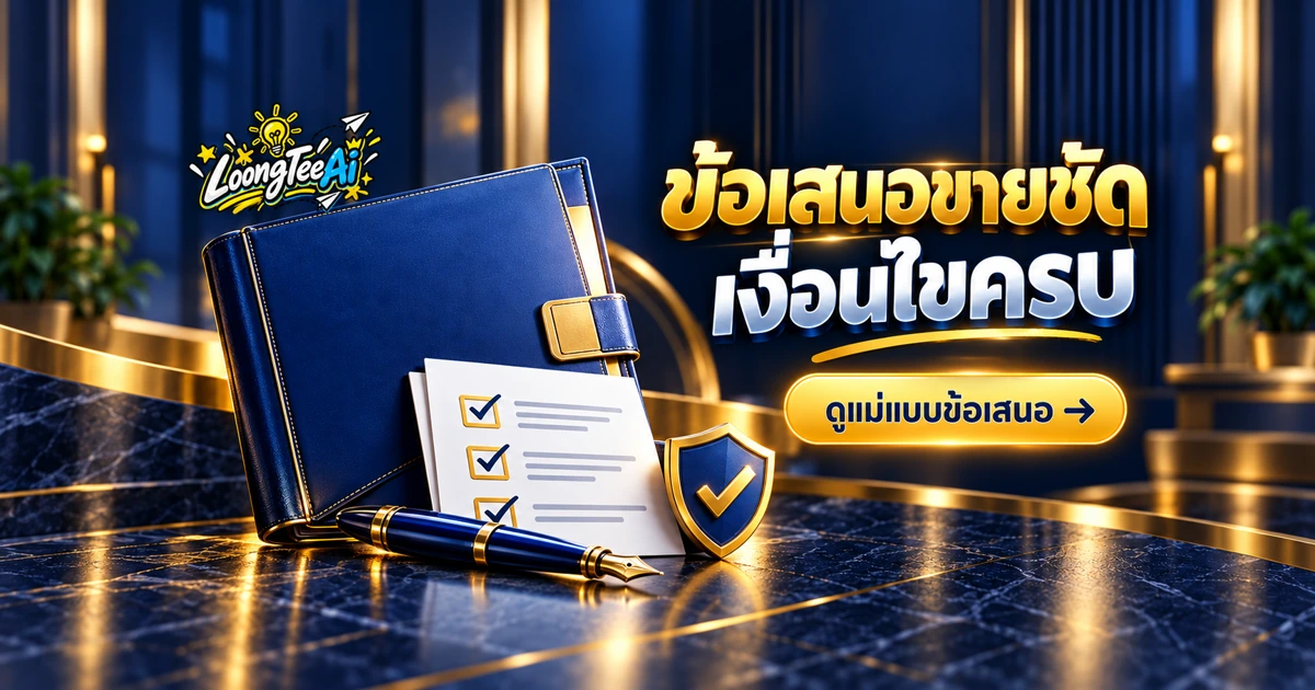 ร่างข้อเสนอขายด้วย AI โดยคงเงื่อนไขที่อนุมัติแล้ว