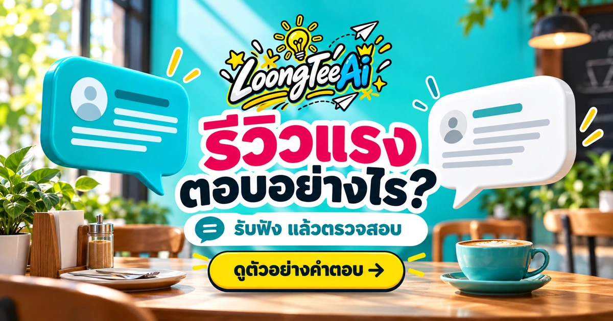 ร่างคำตอบรีวิวร้านอาหารด้วย AI อย่างรับผิดชอบ