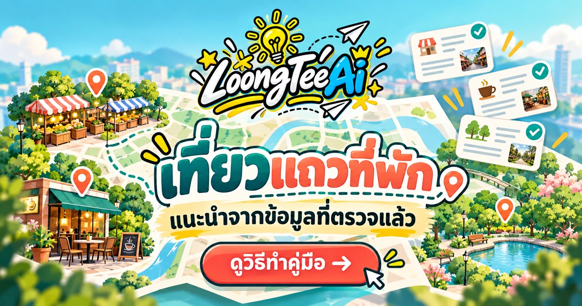 ทำคู่มือข้อมูลท้องถิ่นด้วย AI พร้อมตรวจแหล่งข้อมูล