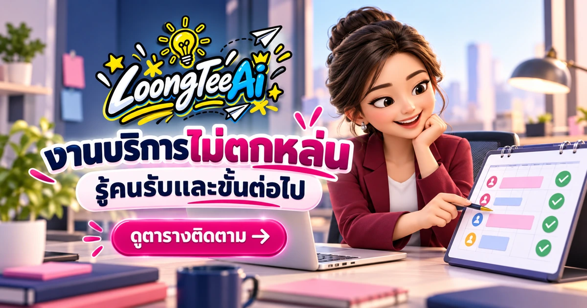 จัดตารางงานบริการหลังการขายด้วย AI