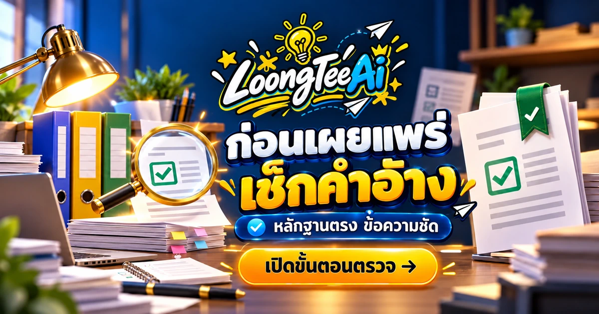 วางระบบตรวจคำกล่าวอ้างและการอนุมัติสื่อ AI