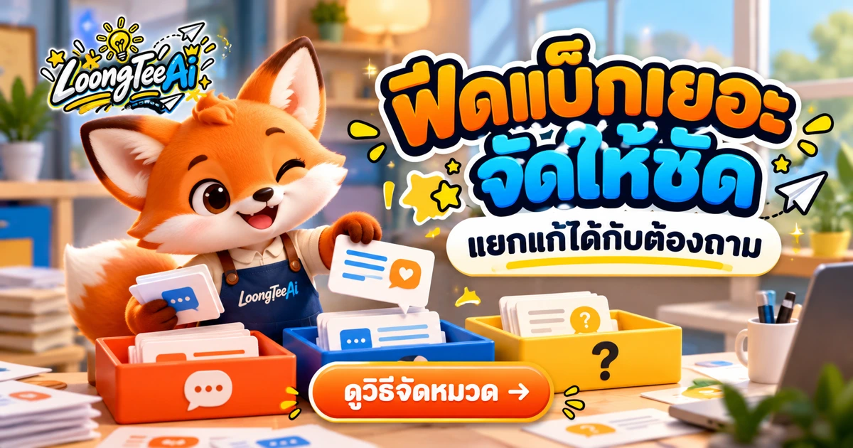ใช้ AI จัดหมวดความคิดเห็นลูกค้าเพื่อแก้งาน