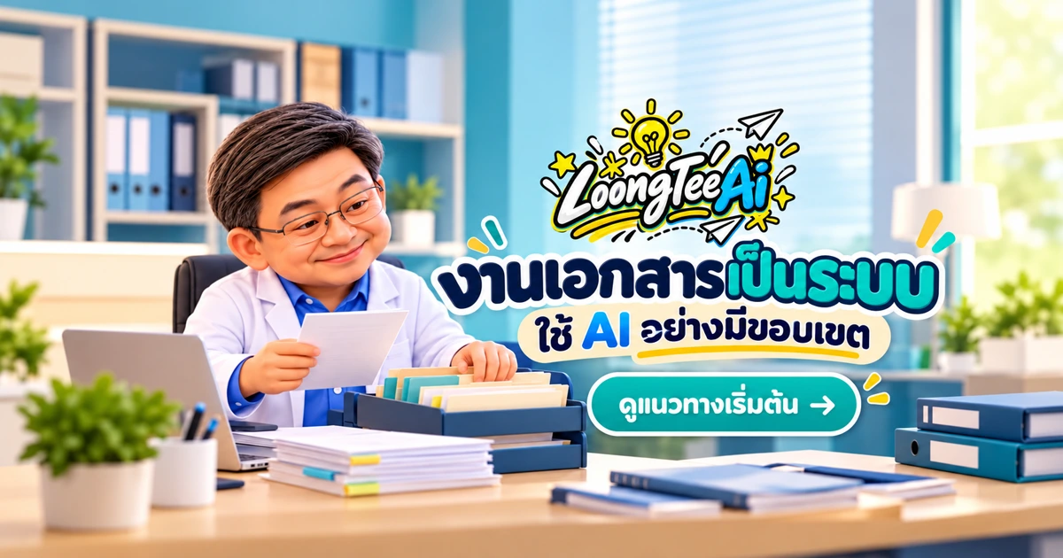 ใช้ AI ช่วยงานแพทย์และเภสัชกรด้านเอกสารอย่างมีขอบเขต