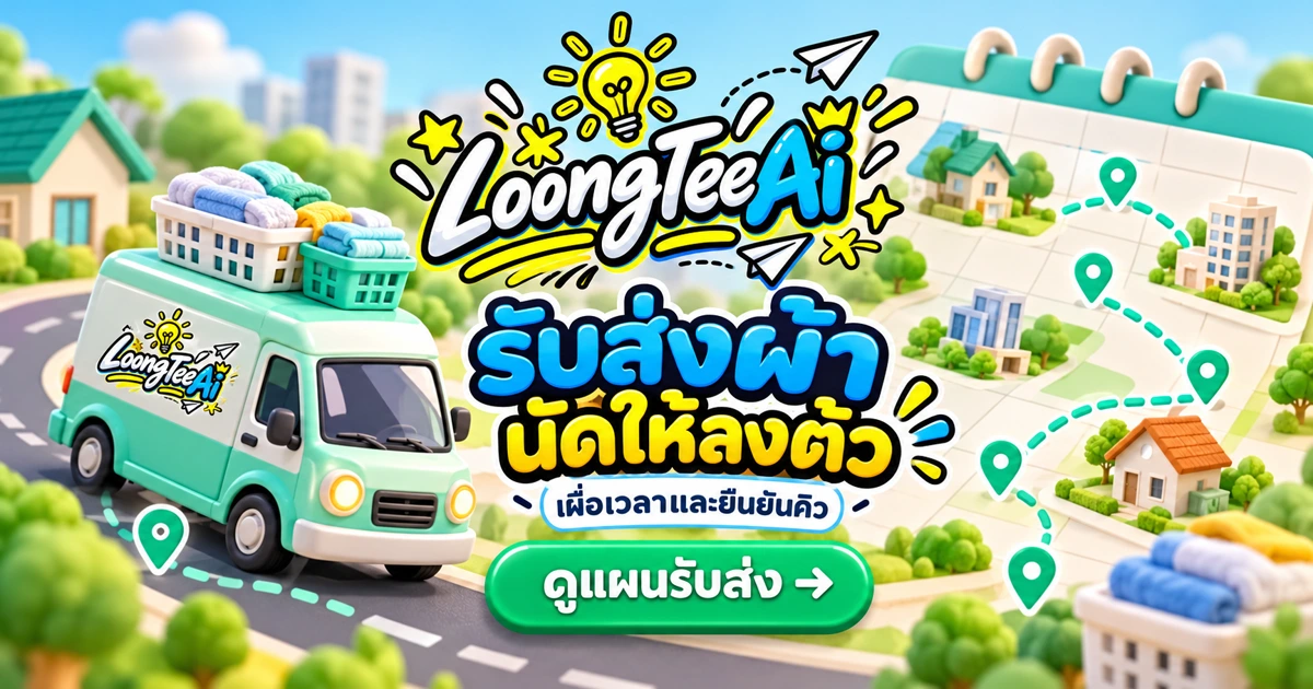 จัดตารางรับส่งผ้าและนัดหมายด้วย AI
