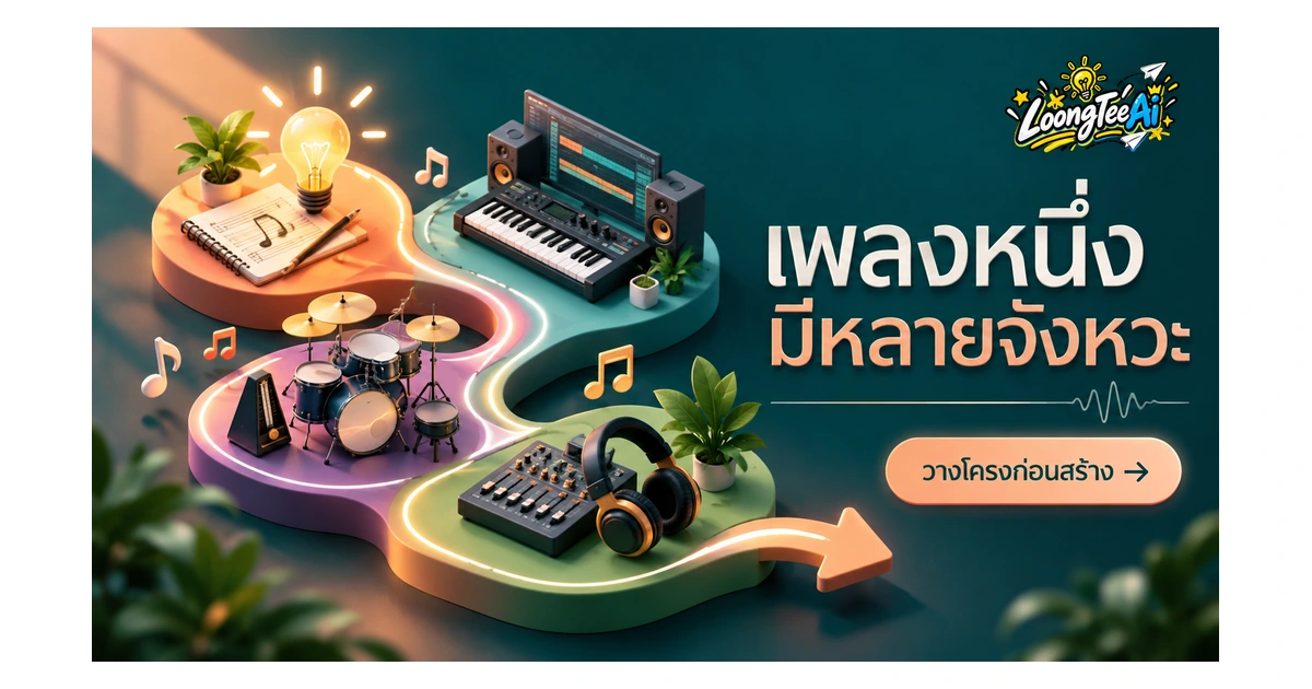 วางโครงเพลง AI ให้ท่อนต่าง ๆ มีหน้าที่ชัดเจน