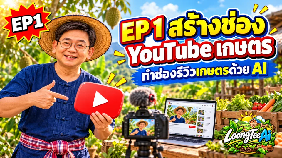 EP1 สร้างช่อง YouTube