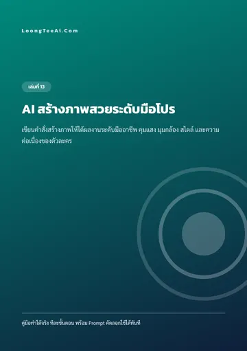AI สร้างภาพสวยระดับมือโปร หน้า 1