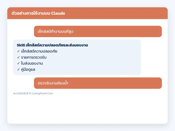 ตัวอย่างการใช้งาน
