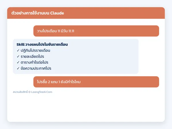 ตัวอย่างการใช้งาน