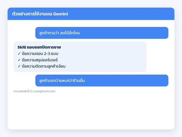 ตัวอย่างการใช้งาน