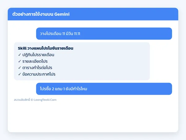 ตัวอย่างการใช้งาน